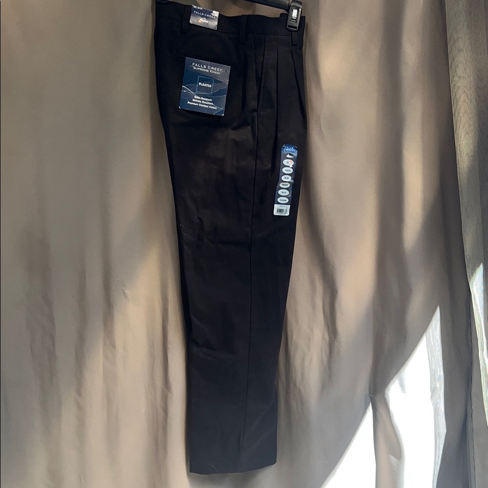 **3 for $6** Falls Creek Black Dress Pants for Men